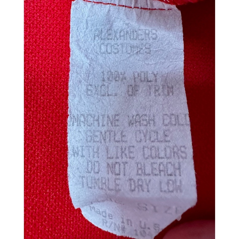Two Vintage 80s Medieval Knight Musketeer Halloween Costumes Red Gold Tunics - Picture 12 of 13
